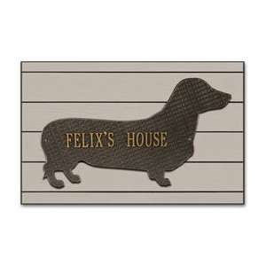  Personalized Dachsund Family Plaque