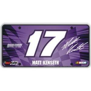   Plates Signature Series #17 Matt Kenseth License Plate Automotive
