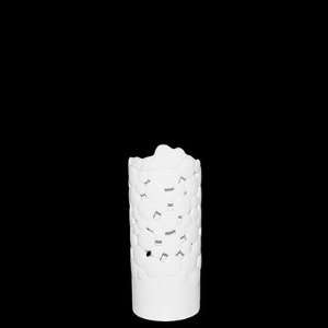 Urban Trends 20521 / 20522 / 20523 White Ceramic Vase Cut Design Size 