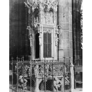  1800s photo Nuremburg. The ciborium by A. Kraft .