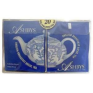 Ashbys English Breakfast Decaf 20 bags  Grocery & Gourmet 