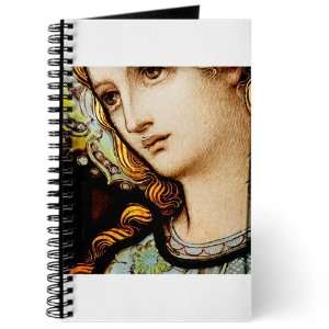 Journal (Diary) with Mother Mary Stained Glass on Cover