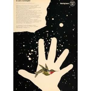  1963 Ad Westinghouse Electric Gemini Space Hummingbird 