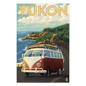  Yukon, Canada   Vw Bus Scene, c.2009 Premium Poster Print 
