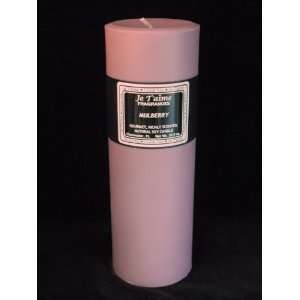  Mulberry Soy Pillar Candle 3 x 9 