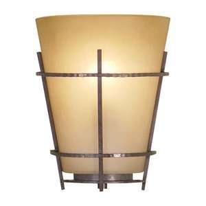   V5341 53 Lodge Wall Sconce, Frontier Iron