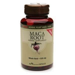 GNC Herbal Plus Maca Root 525 mg, Veggie Caps, 100 ea 