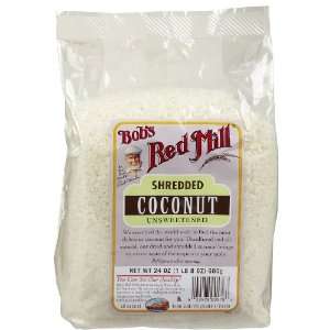  Bobs Red Mill Unsweetened Shredded Coconut    24 oz 