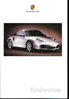 2001 Porsche 911 Turbo Boxster S Carrera Sales Brochure  