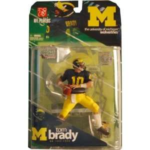  Mcfarlane College Football Figure Tom Brady Michigan 