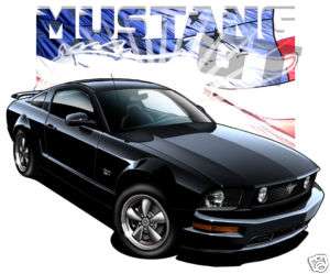 2005 Ford Mustang GT Muscle Car Official Tshirt  