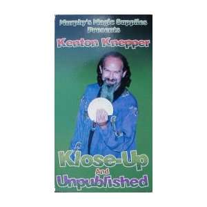   Kenton Knepper Klose up and Unpublished (VHS Tape) 