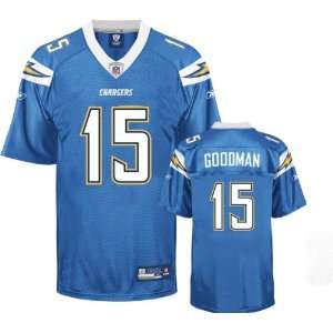  Richard Goodman Jersey San Diego Chargers #15 Powder Blue 