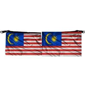  Rikki Knight Malaysia Flag Scuba Foam Coin Purse Wallet 