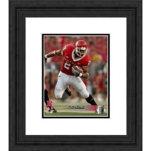  Framed Ray Rice Rutgers Scarlet Knights Photograph