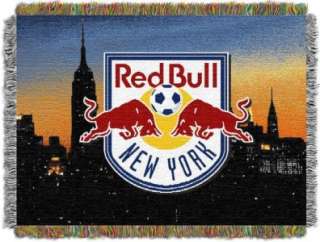 New York Red Bulls MLS Soccer Tapestry Throw Blanket  