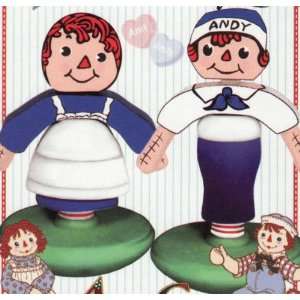  Raggedy Ann & Andy Holgate Stacking Toys / 2008 Toy Town 
