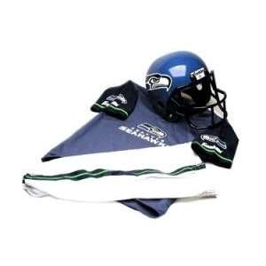  Seattle Seahawks Youth NFL Team Helmet and Uniform Set 