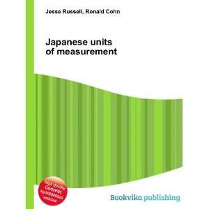  Japanese units of measurement Ronald Cohn Jesse Russell 