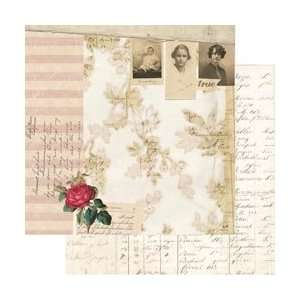  7 Gypsies Trousseau Double Sided Paper 12X12 True; 25 