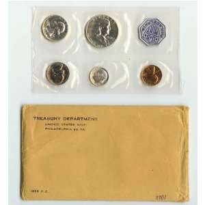  1956 EARLY GENUINE US MINT PROOF COIN SET 
