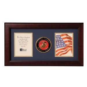  Allied Frame United States Marine Corps Dual Picture Frame 