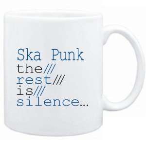  Mug White  Ska Punk the rest is silence  Music 