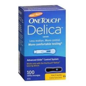  One Touch Delica Lancets Size 100X33G Health & Personal 
