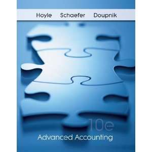  Advanced Accounting [Hardcover] Joe Ben Hoyle Books