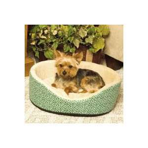  K&H Oval Green Paws Cuddle Dog Sleeper large 32 L x 24 W 