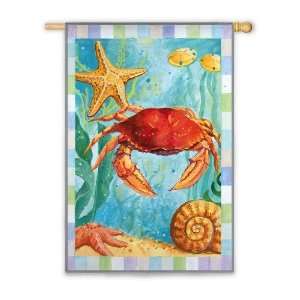  Undersea Crab Flag (Regular) Patio, Lawn & Garden