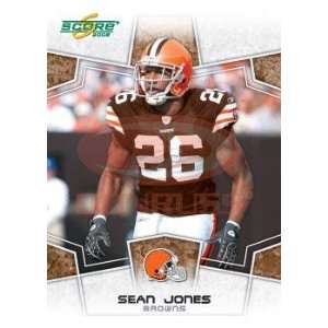  2008 Score #76 Sean Jones   S   Cleveland Browns (Football 