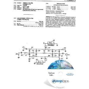  NEW Patent CD for LOGARITHMIC ATTENUATOR 