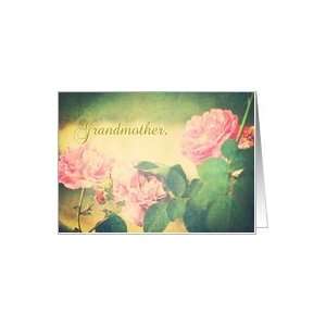  Grandmother Pink Roses Birthday Card Health & Personal 