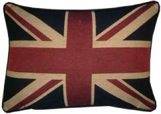 Union Jack Traditional Oblong Tapestry Cushion  