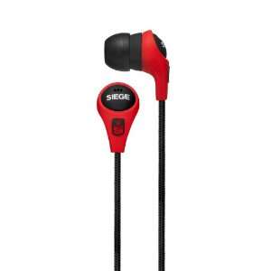  Siege Audio STEALTH V.2 Stereo Ear Buds (Red) Electronics
