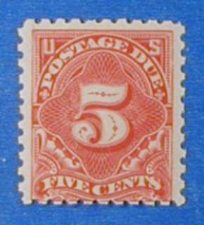 1914 UNITED STATES 5 CENT POSTAGE DUE STAMP #J55 NH  