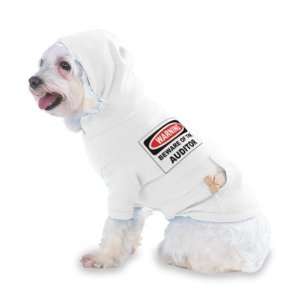 BEWARE OF THE AUDITOR Hooded (Hoody) T Shirt with pocket for your Dog 