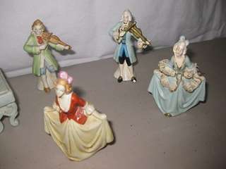 VINTAGE CLASSICAL MOZART PIANO ORCHESTRA FIGURINES MADE IN OCCUPIED 