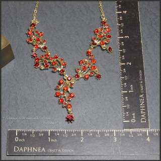 daphnea crystal new unique party necklace FN701116  