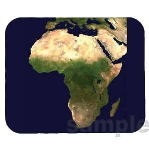  Africa Satellite Map Mouse Pad 