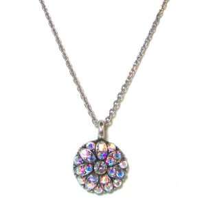   Necklace with Crystal and Aurora Boreale Swarovski Crystals Jewelry