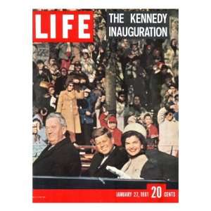  Newly Elected President John F. Kennedy and Wife Jacqueline 