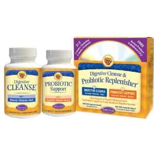Natures Secret Digestive Cleanse & Probiotic Replenisher 42 Soft Gels 