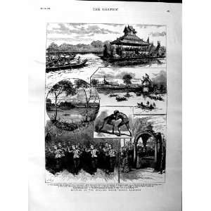    1884 OPENING KOKAING WATER WORKS RANGOON RESERVOIR