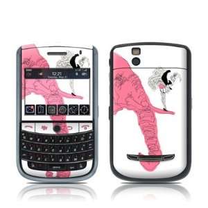 Pink Elephant Design Skin Decal Sticker for Blackberry Tour 9630 Cell 