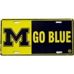 Michigan Go Blue   College LICENSE PLATES Plate Tag Tags auto vehicle 