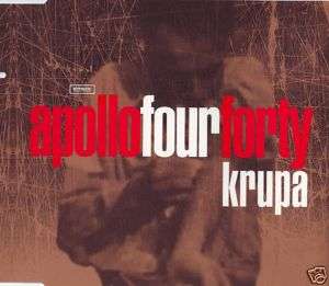 Apollo Four Forty Krupa CD single UK 5 tracks SSXCD5  
