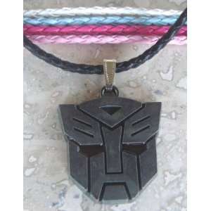  Transformers Autobots Leather Cord Necklace   Brand New 