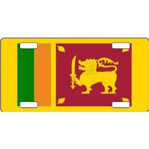  Sri Lanka Flag Vanity License Plate 
